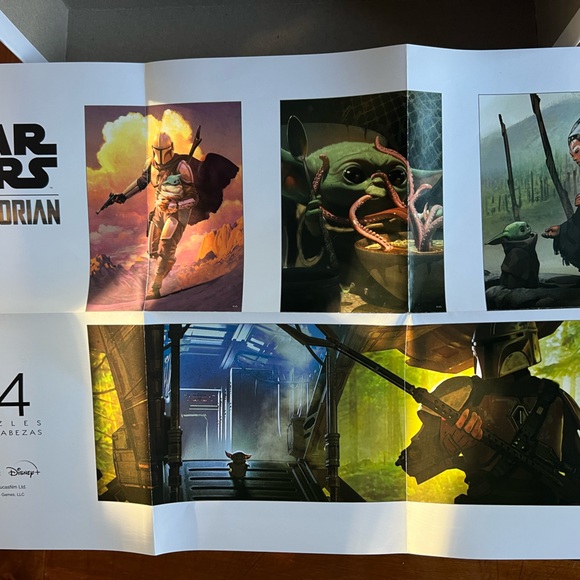Star Wars Mandalorian 4-in-1 Jigsaw Puzzle - Picture 3 of 3